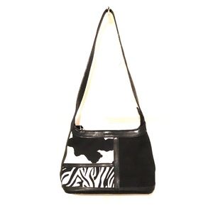 Liz Claiborne black/animal print purse